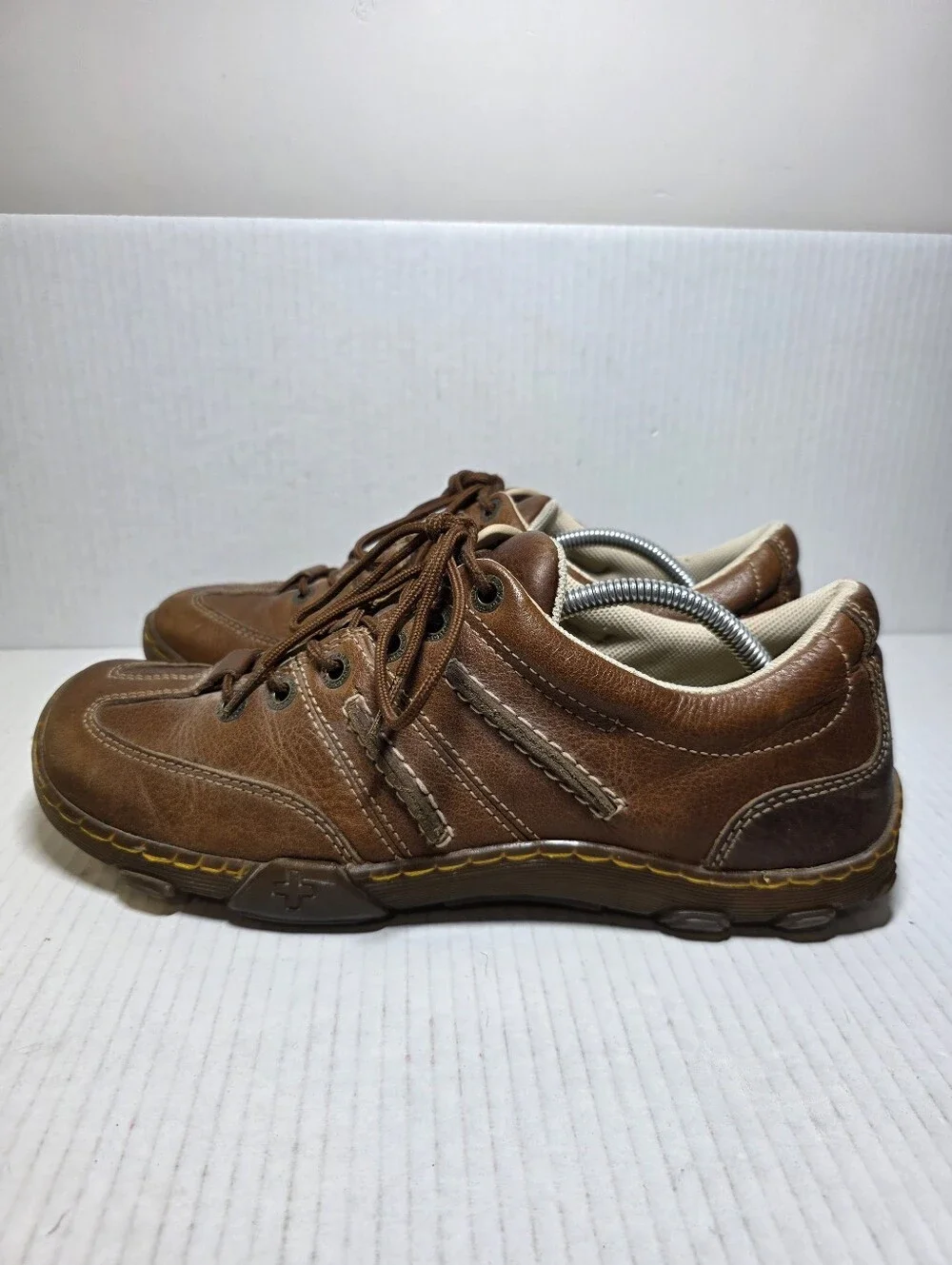 Dr Martens Shoes Mens 11 Brown Air Wair Cushion Soles Leather Lace Up Sneaker